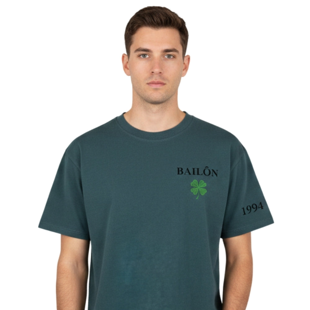 BAILÓN 1994 Heritage Heren T-shirt in bosgrijs
